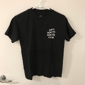 ASSC - anti social social club black tshirt